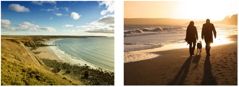  Marloes Sands  Stroll into the sunset