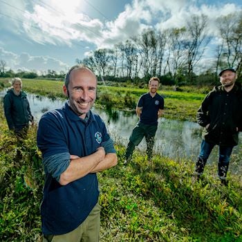 Staff from a local river trust