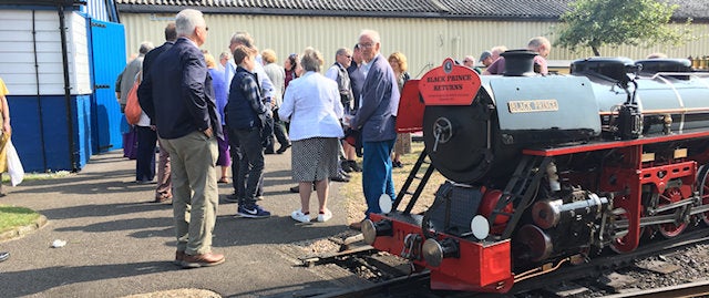 Mini steam railway