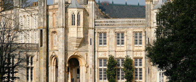 Side view of Highcliffe Castle