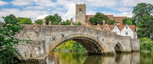 Bridge over the river in Aylsford