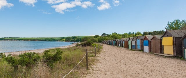 Beach huts at Studland