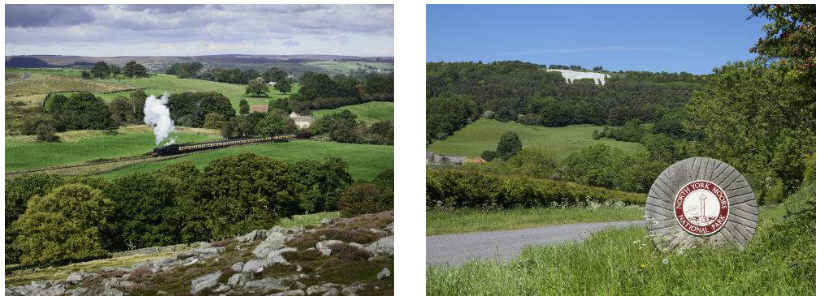  North York Moors Railway | White Horse of Kilburn