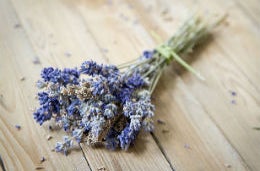 Hand tied lavender A bunch of hand tied lavender for your loved one