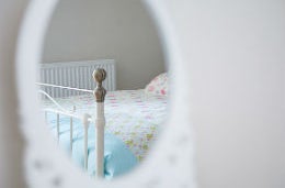 A peek inside the bedroom of one of our lovely bungalows